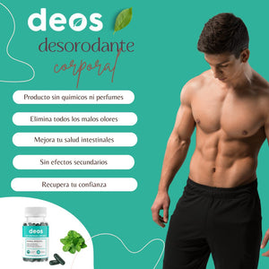 DEOS-DESODORANTE 30 CAPSULAS
