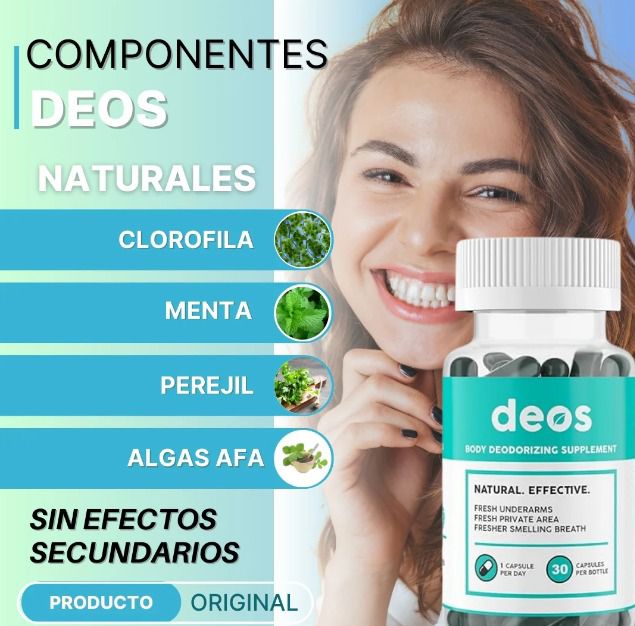DEOS-DESODORANTE 30 CAPSULAS