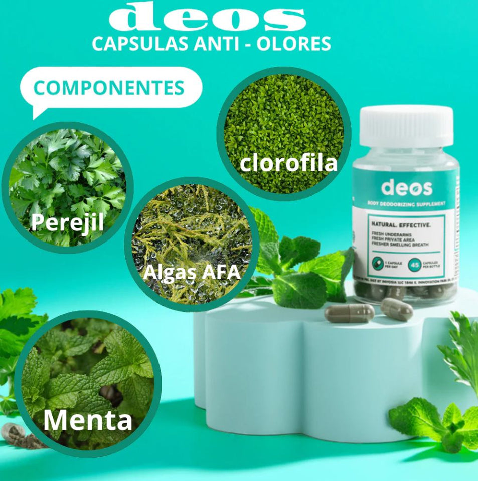 DEOS-DESODORANTE 30 CAPSULAS