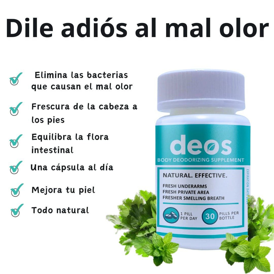 DEOS-DESODORANTE 30 CAPSULAS